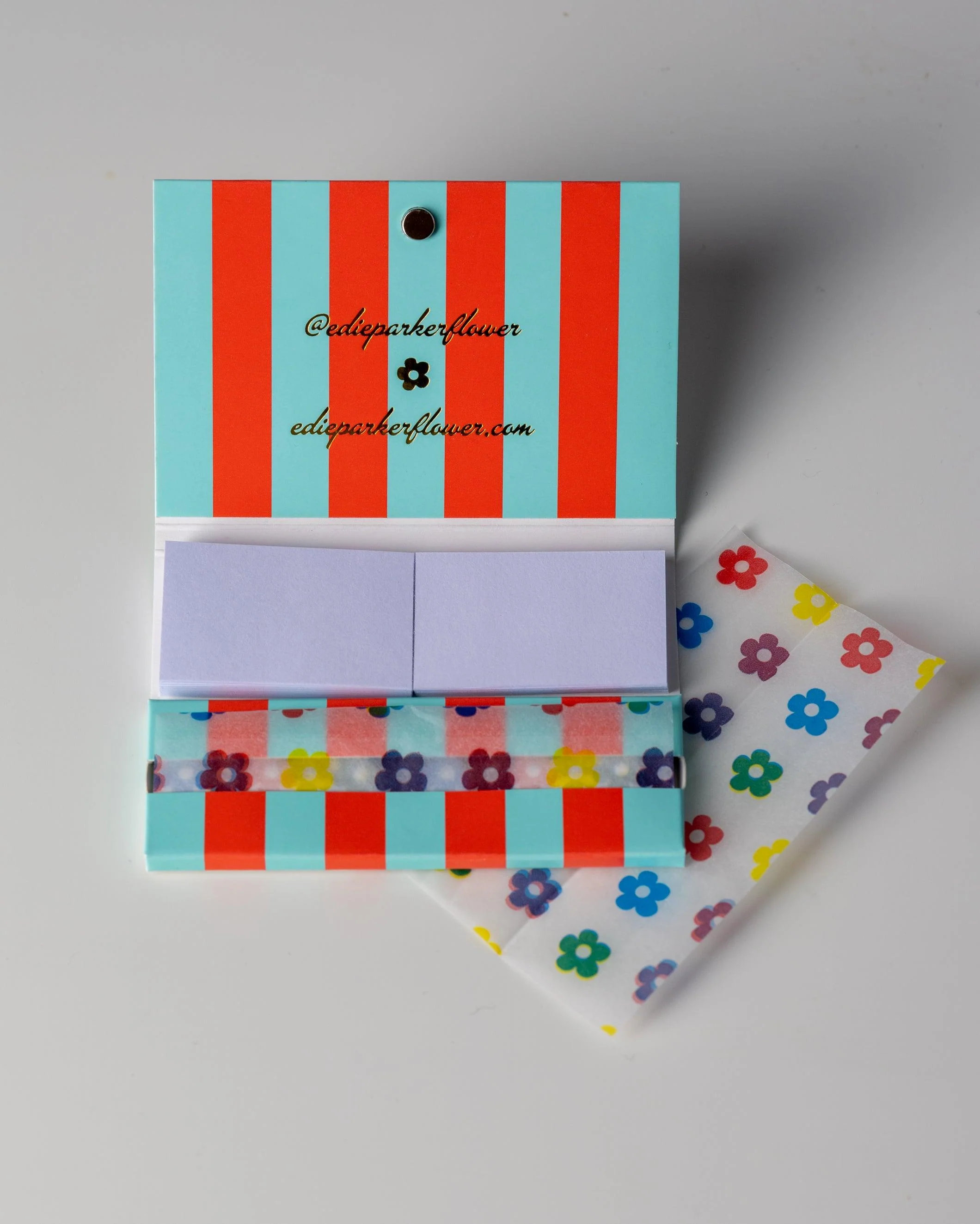 Colorful Floral Rolling Paper - Image 6