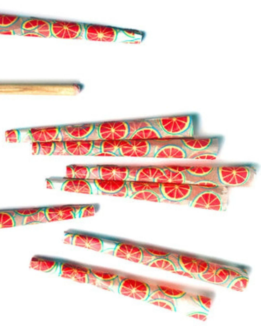 Grapefruit Printed Cones - Image 3