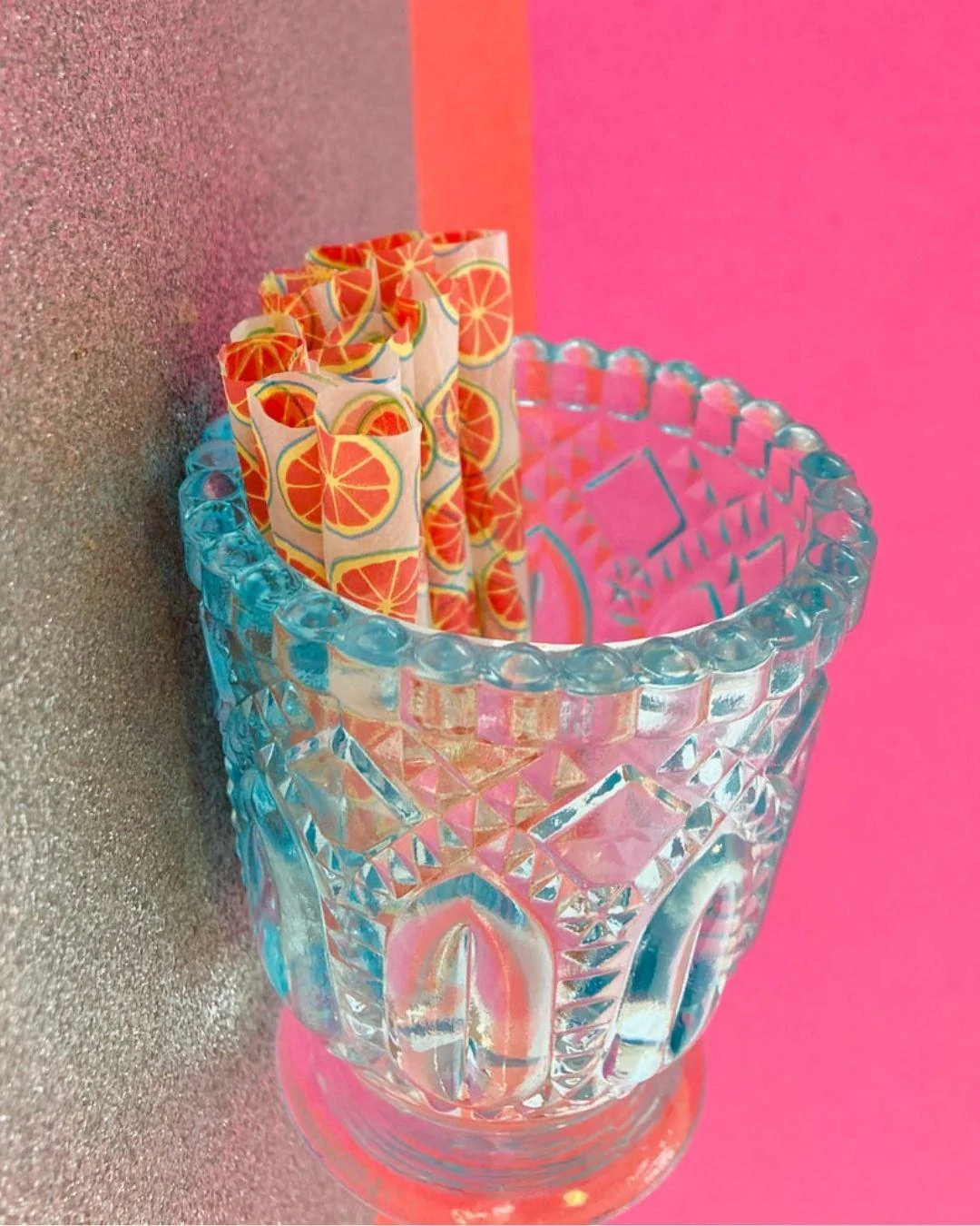 Grapefruit Printed Cones - Image 4
