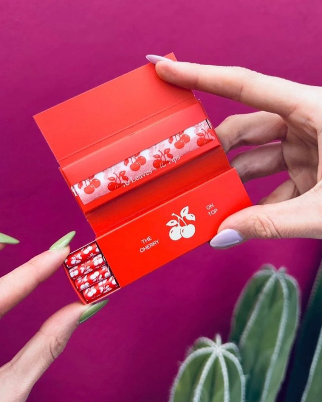 Cherry Red Rolling Papers - Image 4