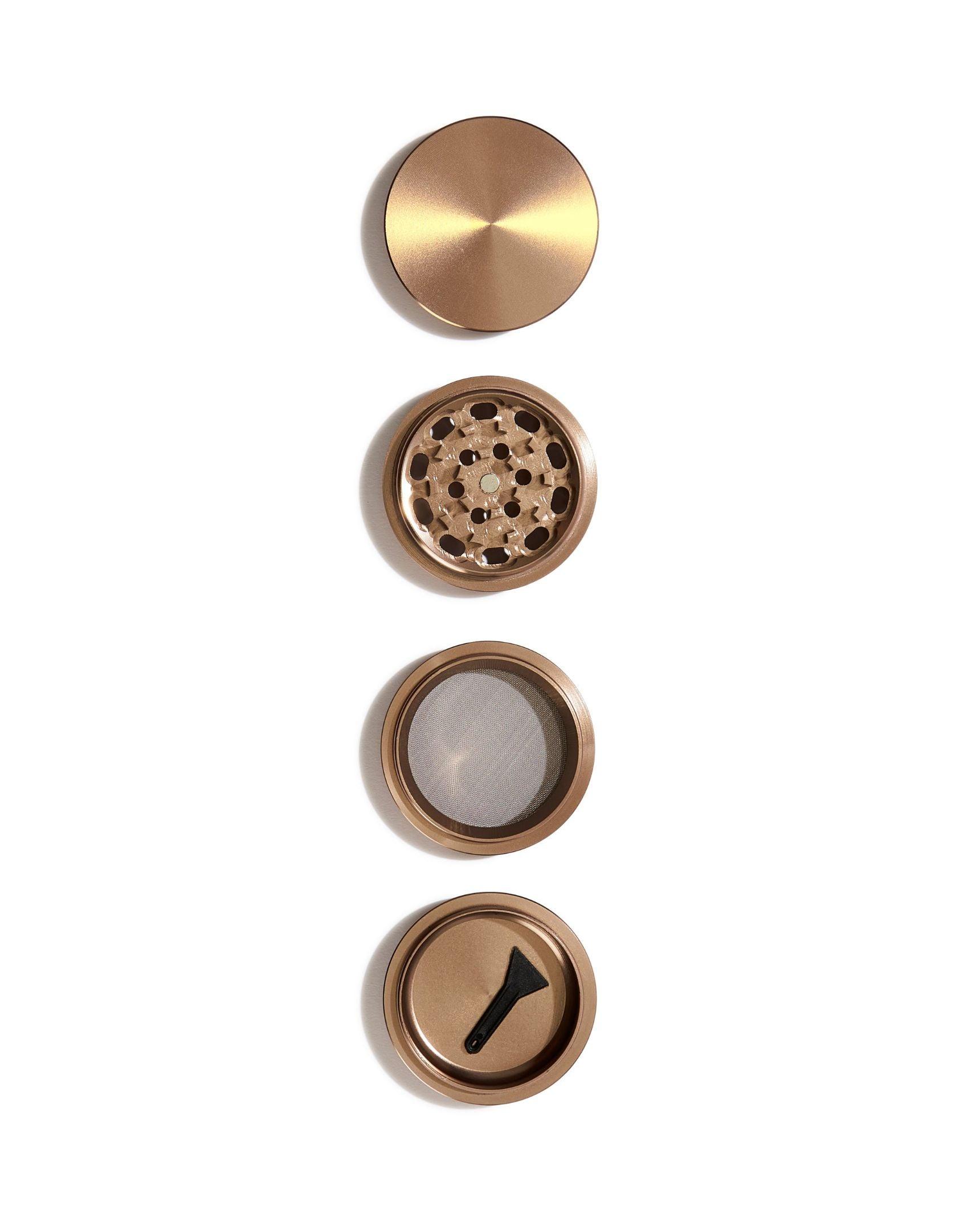 4 Piece Metal Grinder | Bronze - Image 2