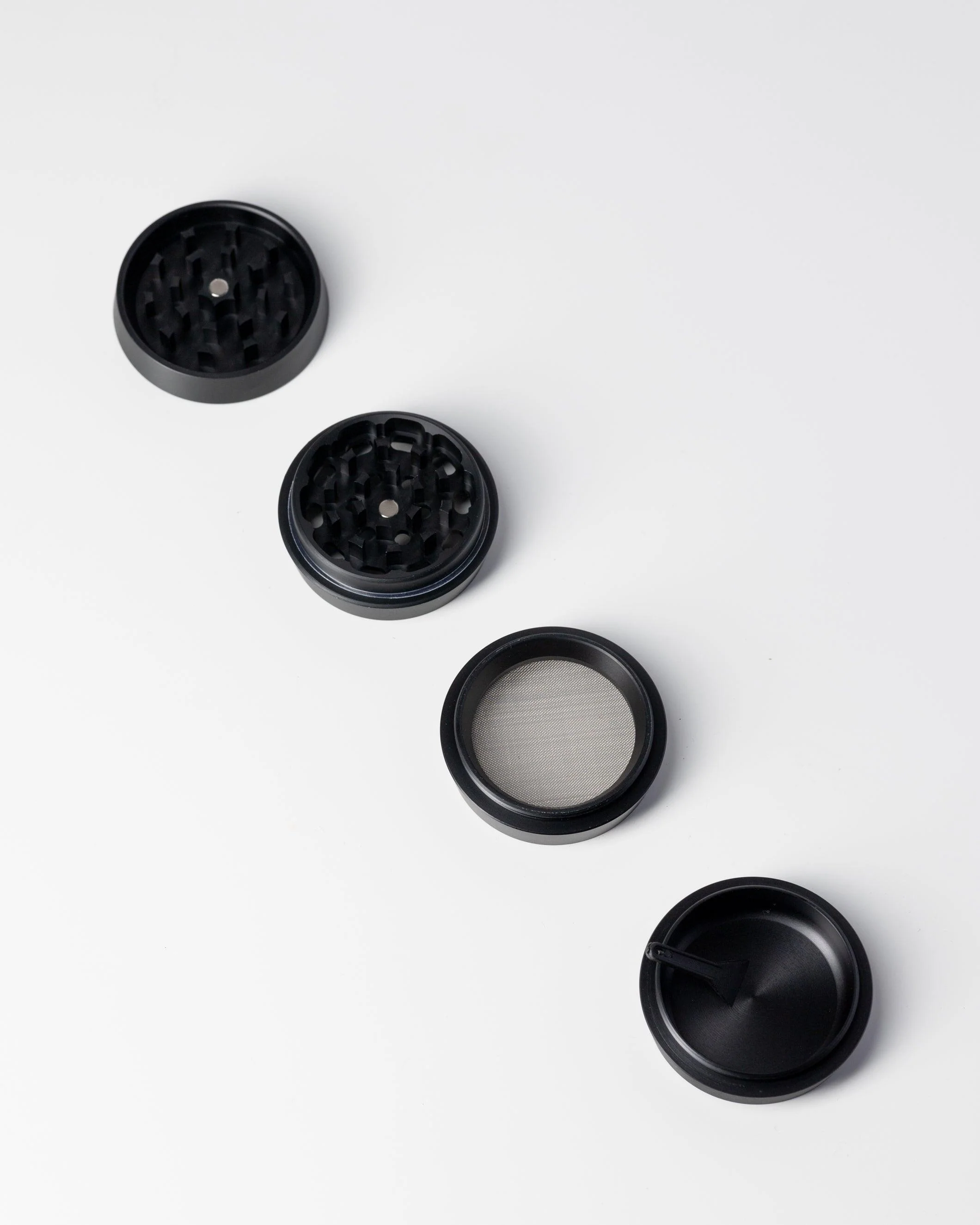 4 Piece Metal Grinder | Black - Image 4