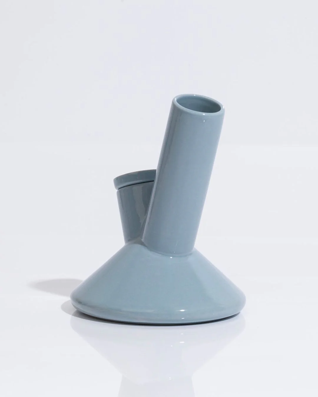 Sky Blue Ceramic Bong 'AV001' - Image 4